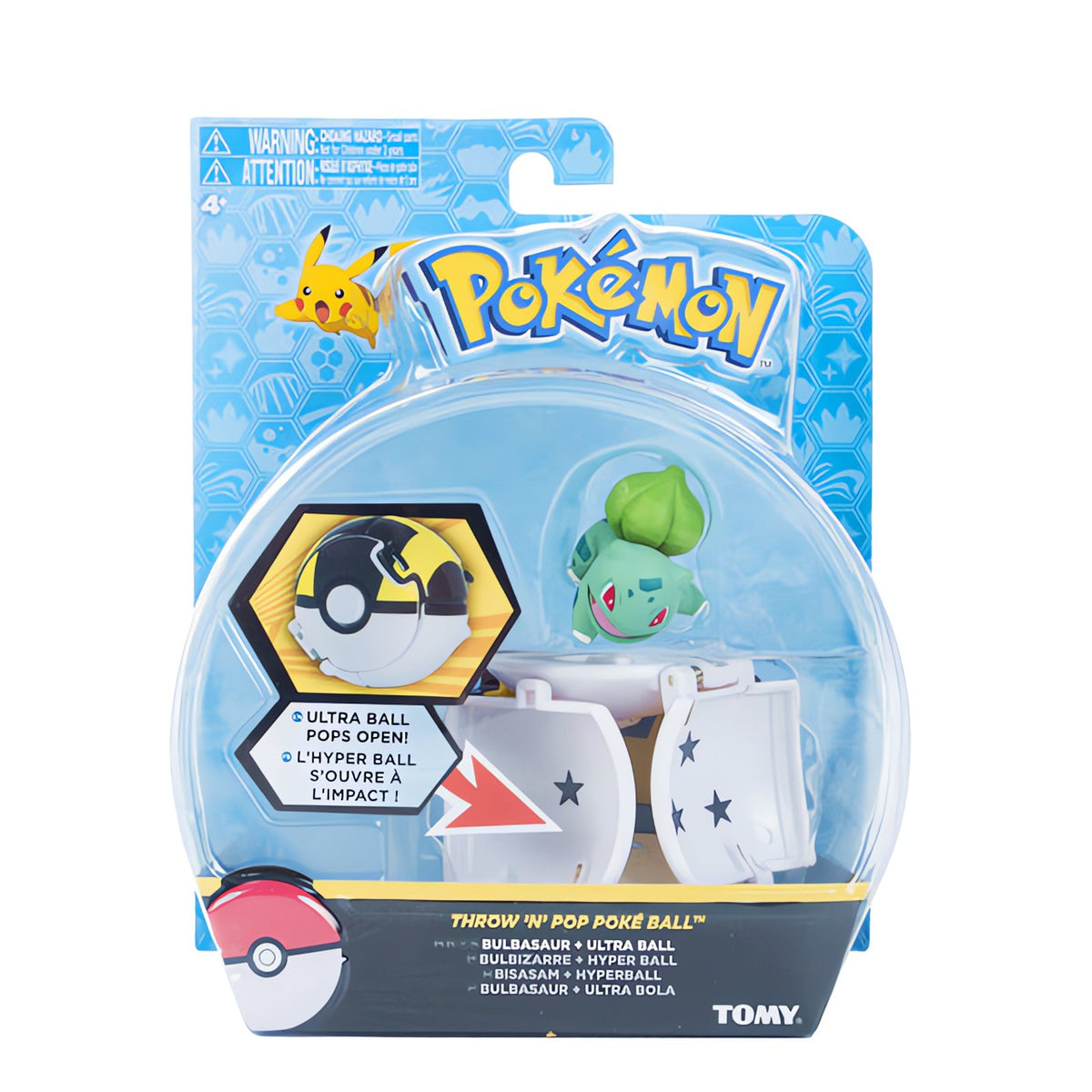 Poké Ball Clip 'n' Go toy with belt clip – Bulbasaur Box