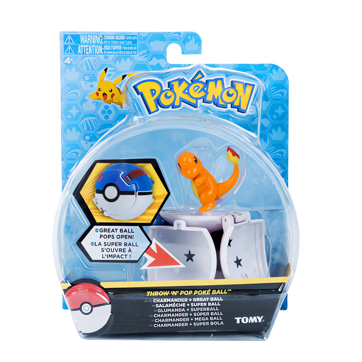 Poké Ball Clip 'n' Go toy with belt clip – Charmander Box