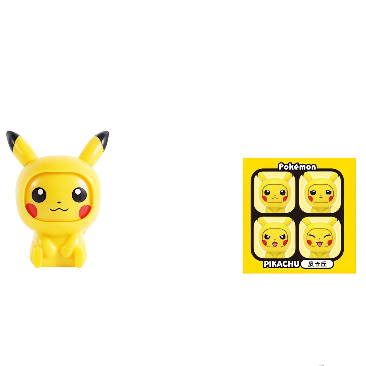 Poké Ball with face-changing Pokémon figure – Pikachu