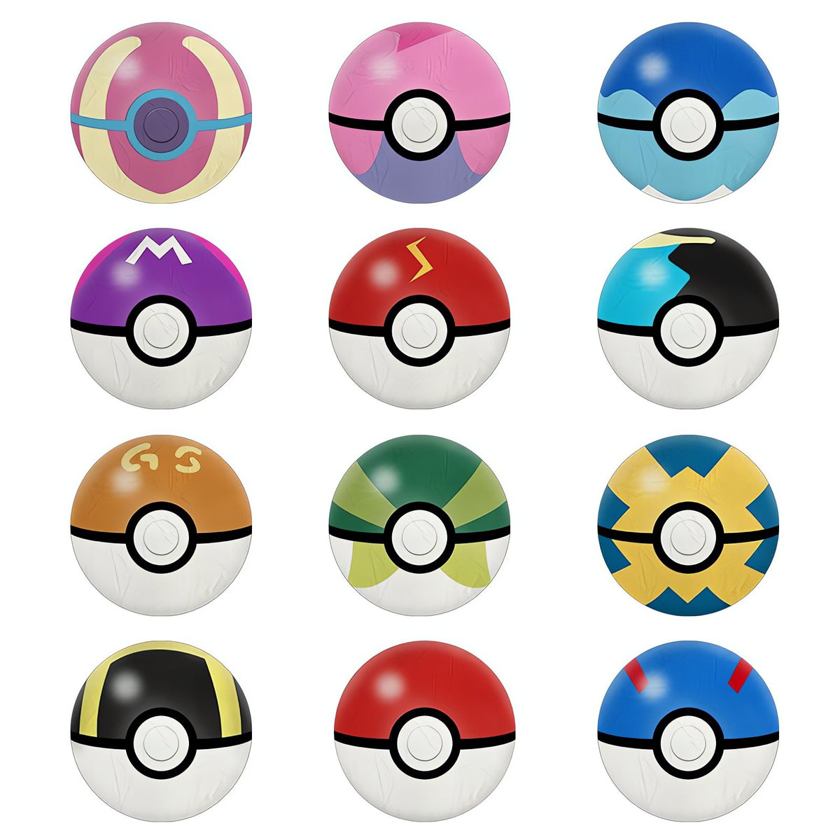 Round Poké Ball flannel blanket, 150cm – photo 13