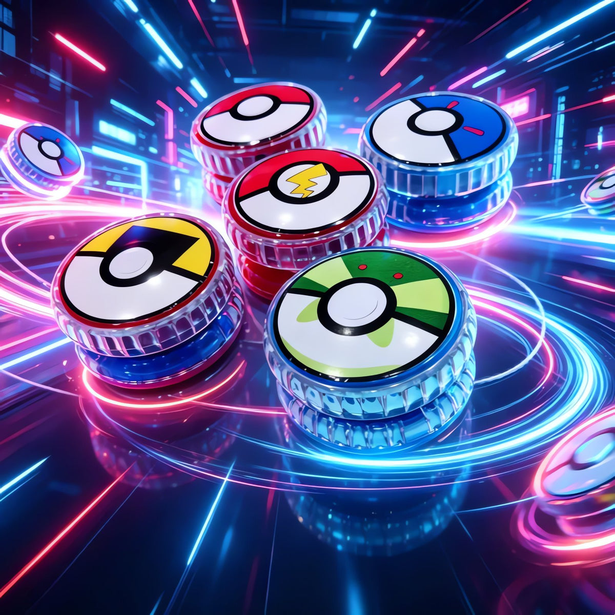 Poké Ball LED light-up yo-yo – photo 3