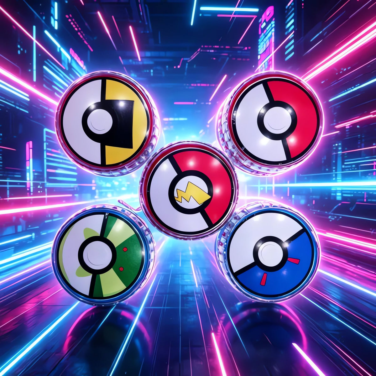 Poké Ball LED light-up yo-yo – photo 4