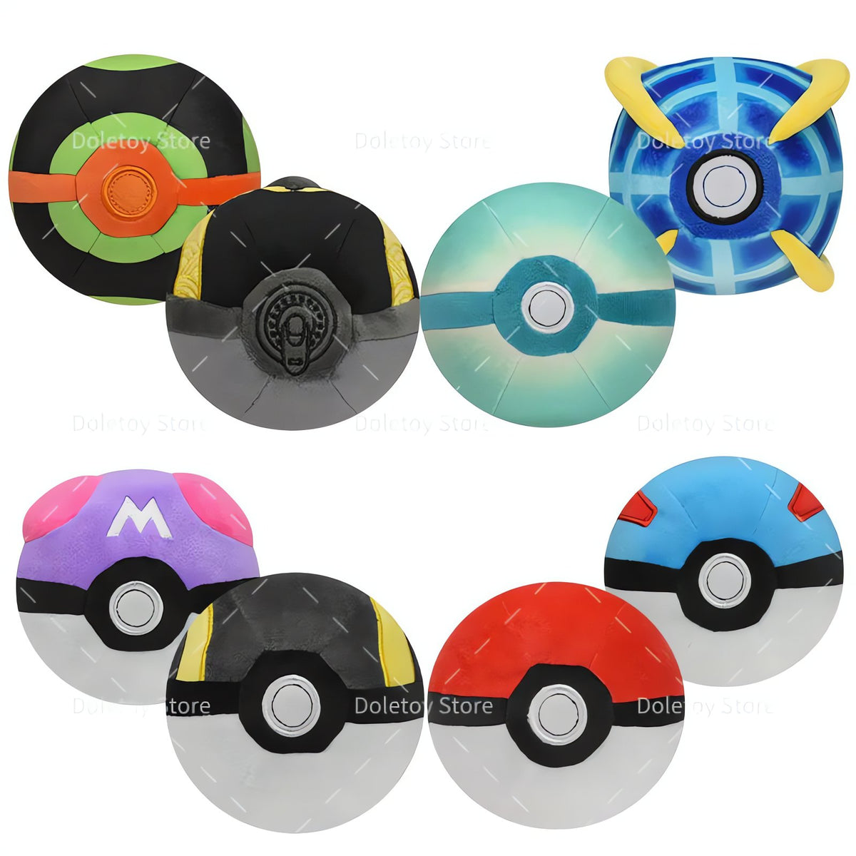 Set of four plush Poké Balls – photo 6