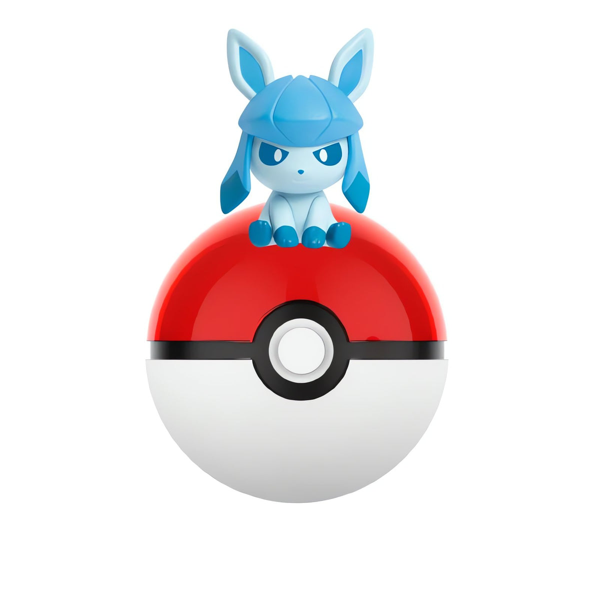 Poké Ball with Pokémon figure – Glaceon