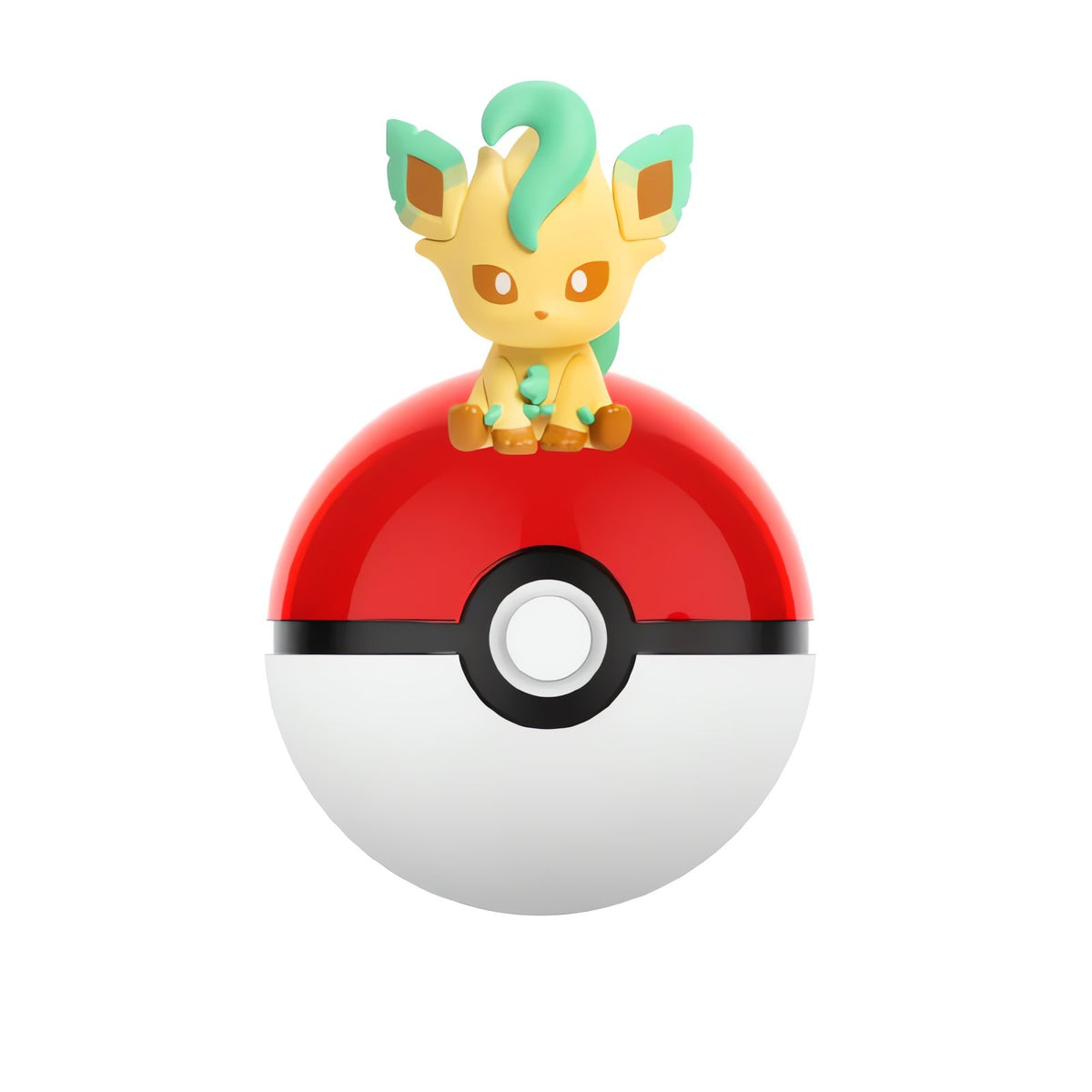 Poké Ball with Pokémon figure – Leafeon