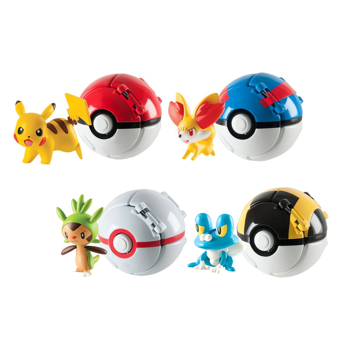 Set of 12 Poké Balls with Pokémon figures – photo 2