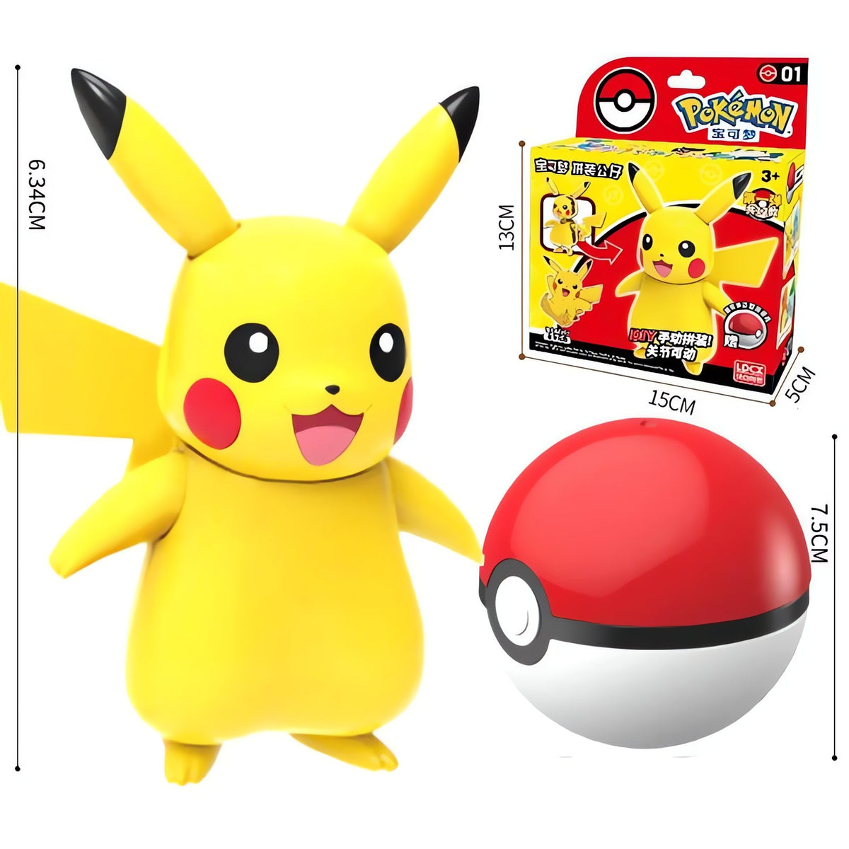 Poké Ball toy with Pokémon figure – photo 3