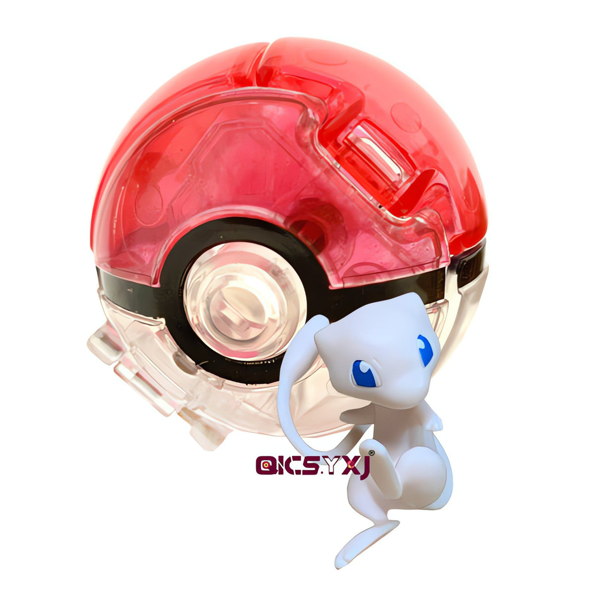 Poké Ball with a mini Pokémon figure – Mew