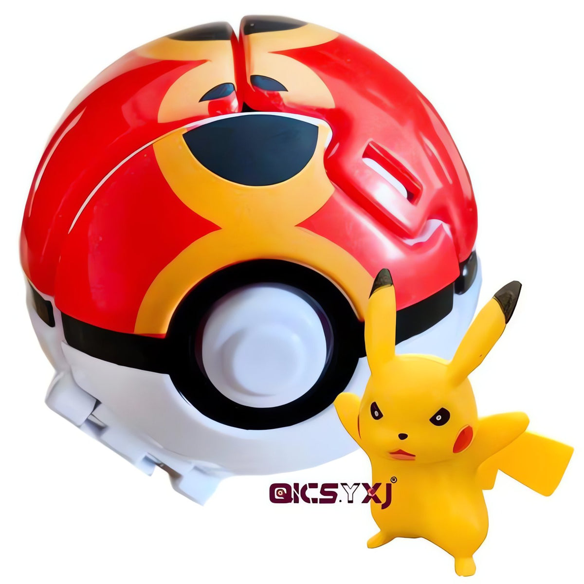 Poké Ball with a mini Pokémon figure – Pikachu