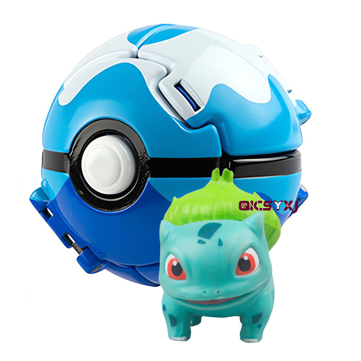 Poké Ball with a mini Pokémon figure – W