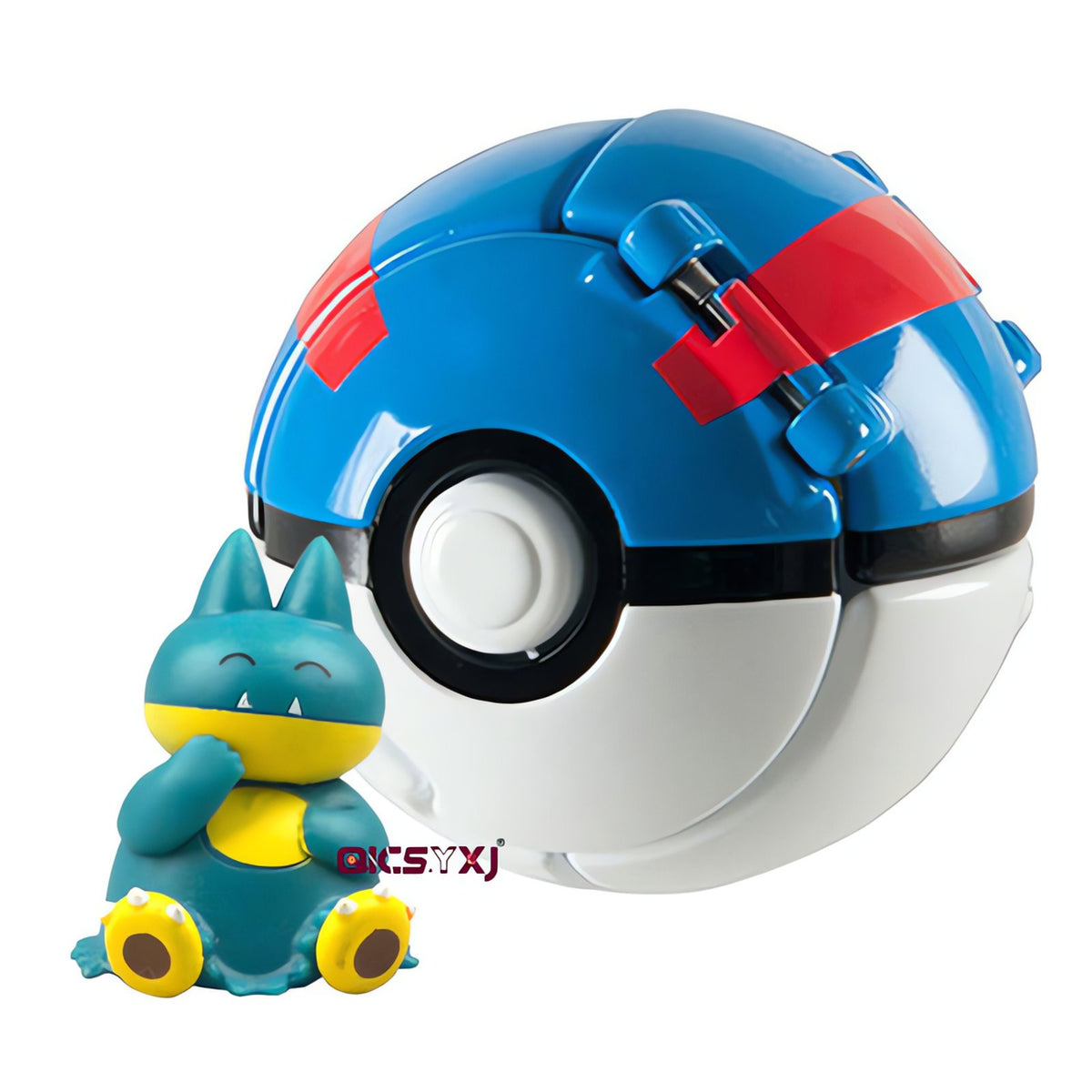 Poké Ball with a mini Pokémon figure – Y