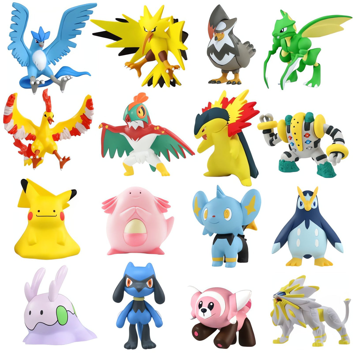 Poké Balls with Pokémon figures