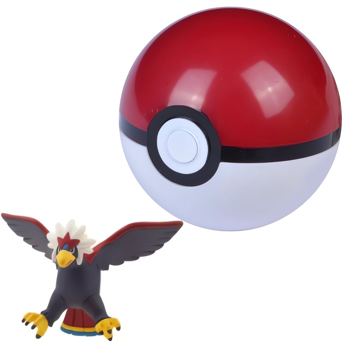 Poké Balls with Pokémon figures – Braviary 6cm