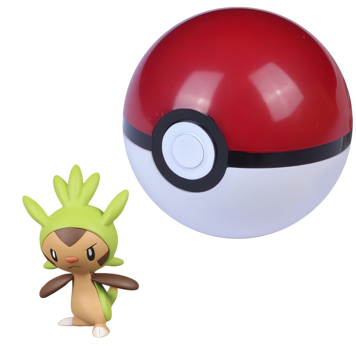 Poké Balls with Pokémon figures – Chespin 4.9cm