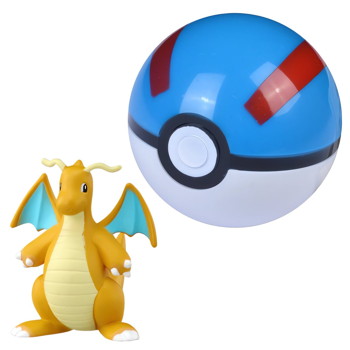 Poké Balls with Pokémon figures – Dragonite 4.5cm