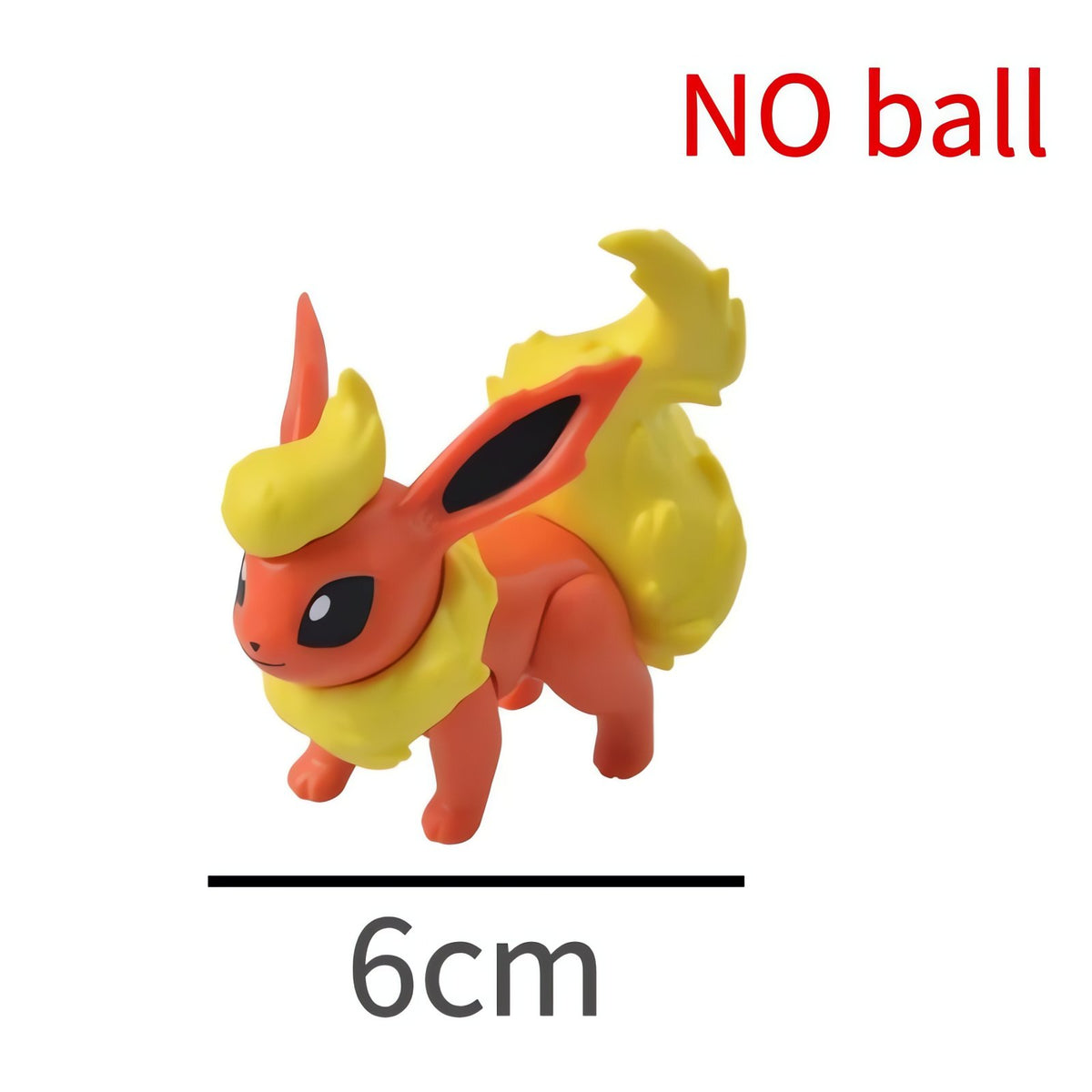 Poké Balls with Pokémon figures – Flareon 6cm