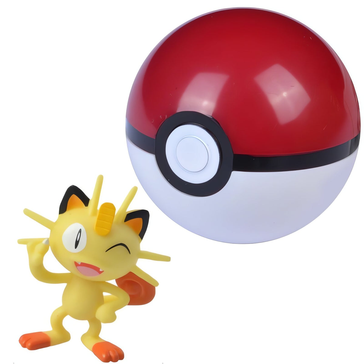 Poké Balls with Pokémon figures – Meowth 4cm