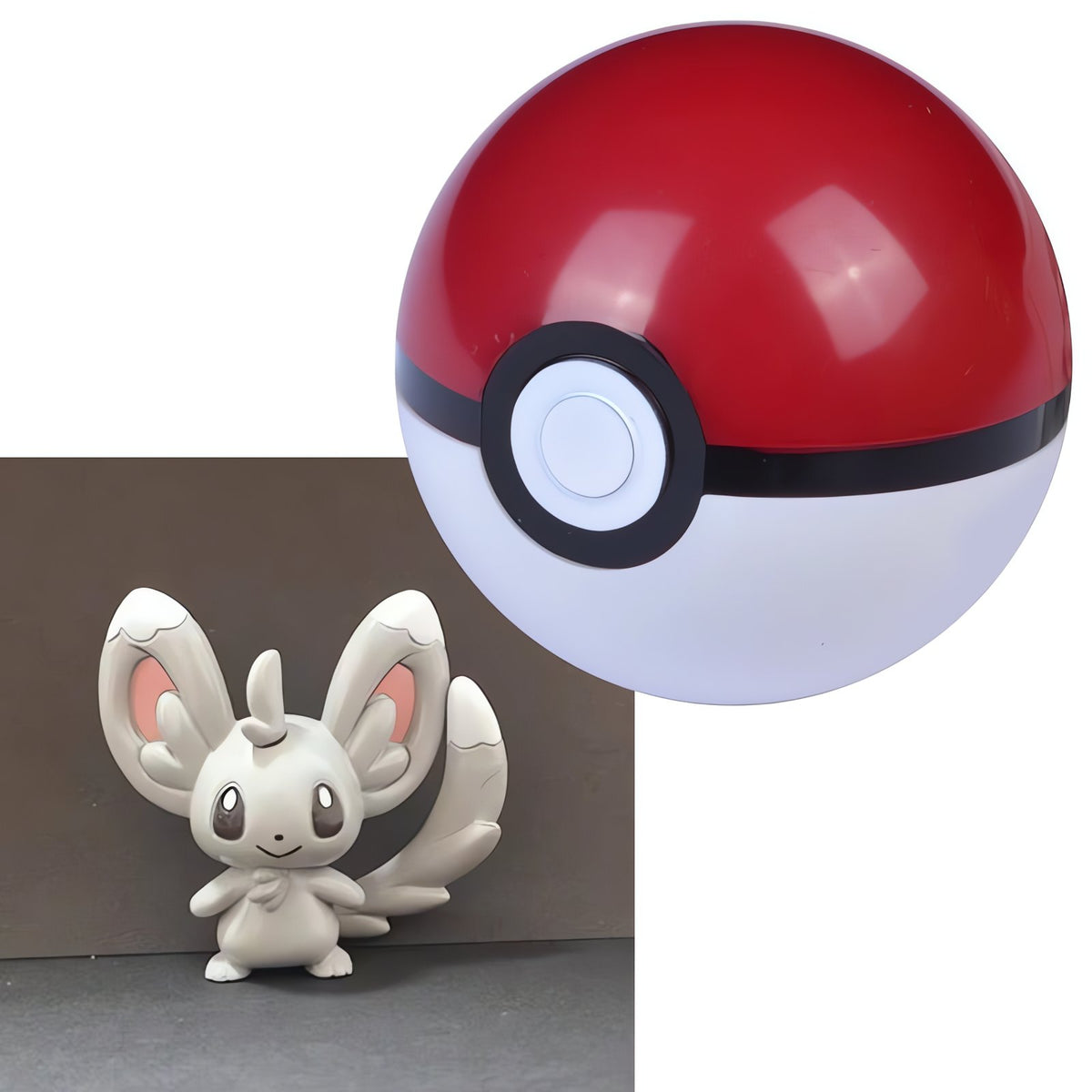 Poké Balls with Pokémon figures – Minccino 4.2cm
