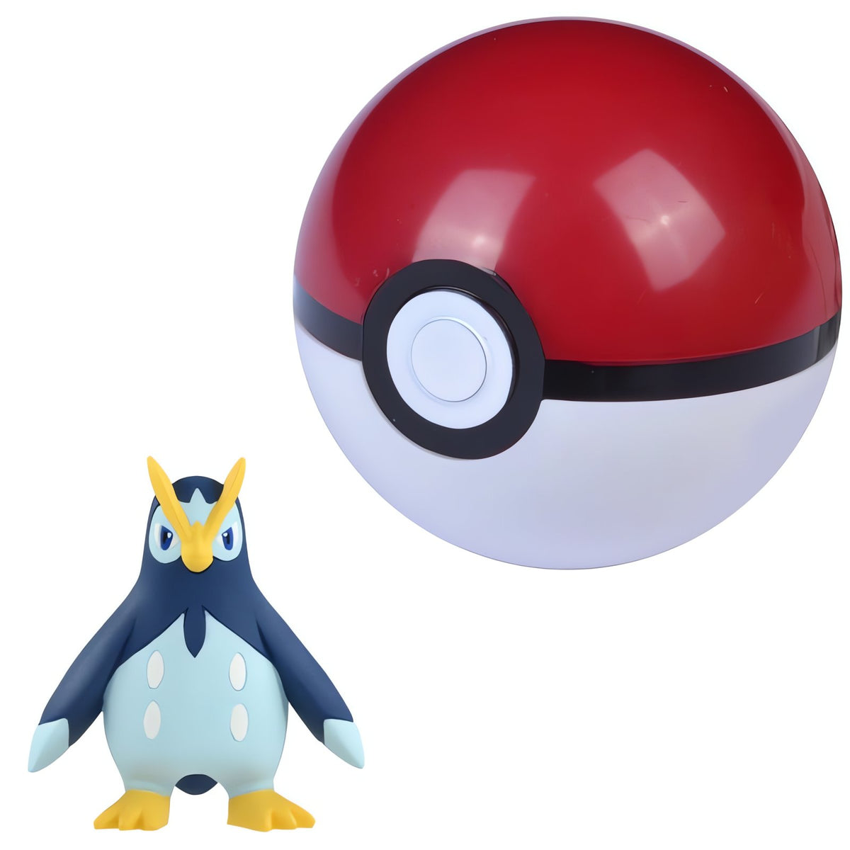 Poké Balls with Pokémon figures – Prinplup 4cm