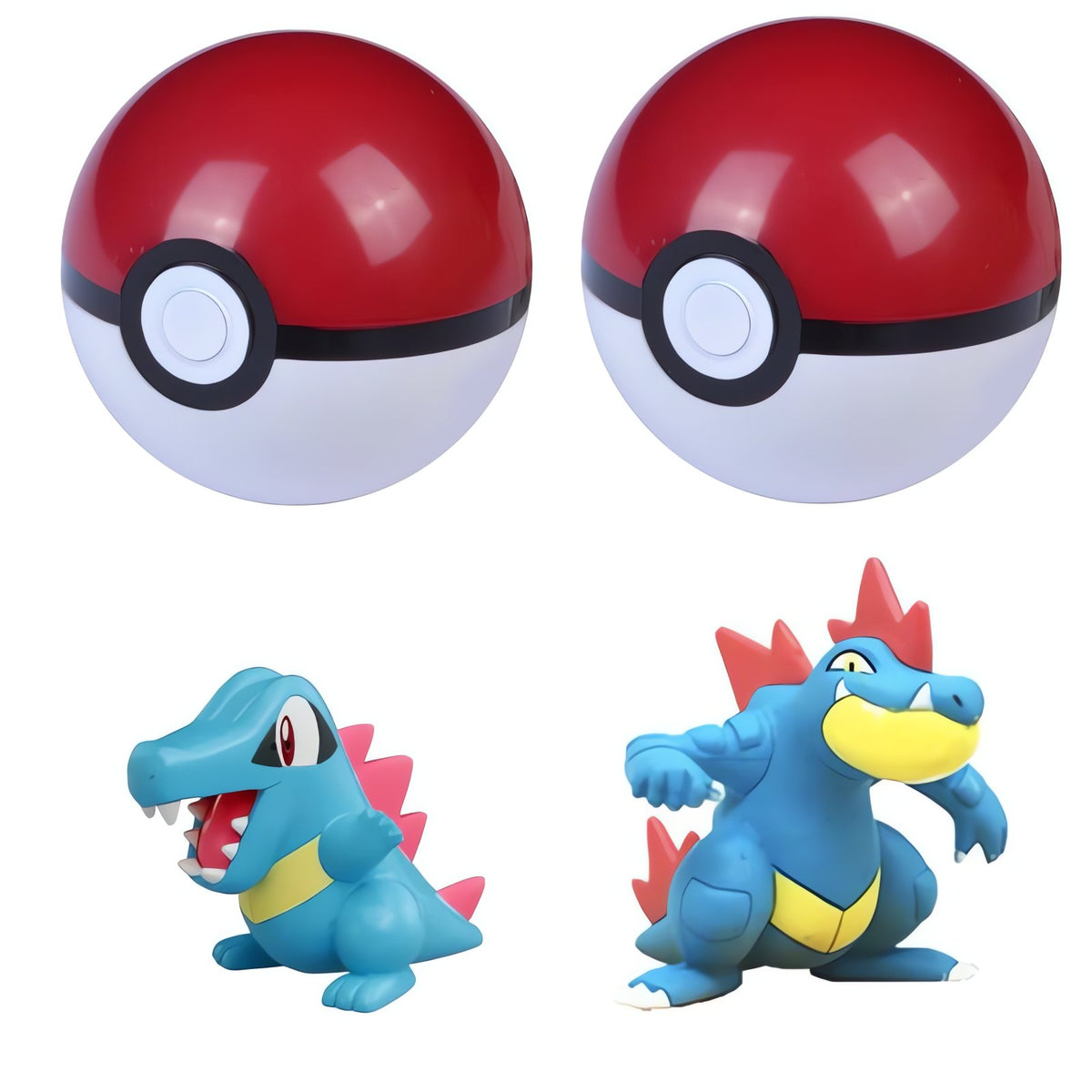 Poké Balls with Pokémon figures – T 3.5cm F 5cm