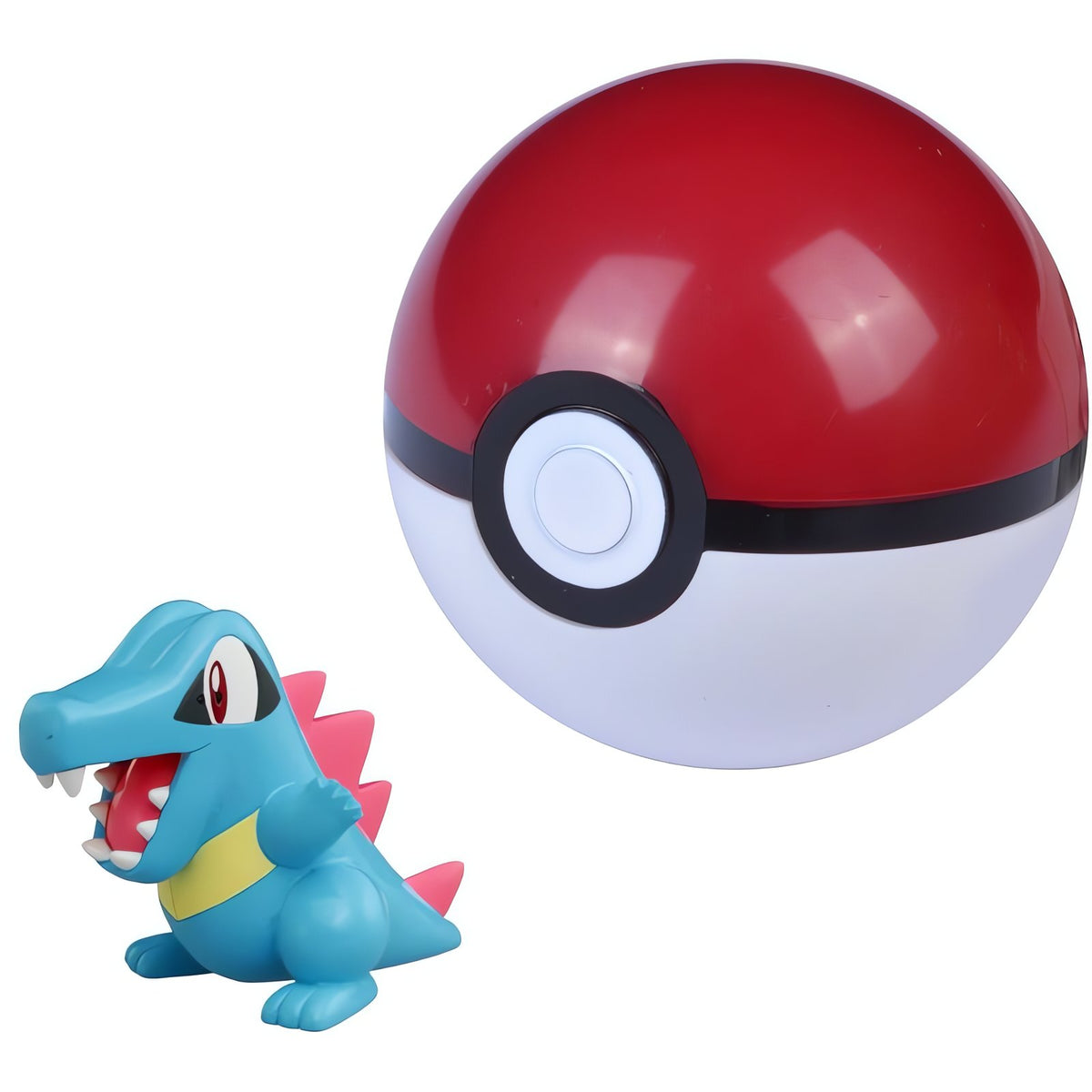 Poké Balls with Pokémon figures – Totodile 3.8cm