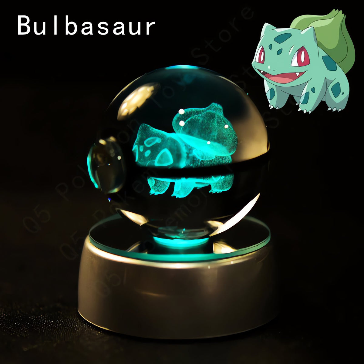 Pokémon 3D crystal ball – Bulbasaur