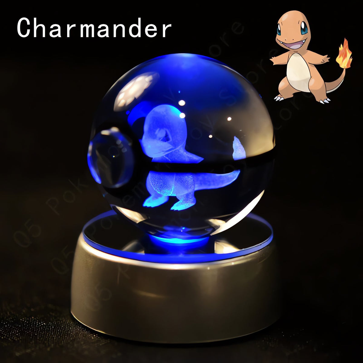 Pokémon 3D crystal ball – Charmander