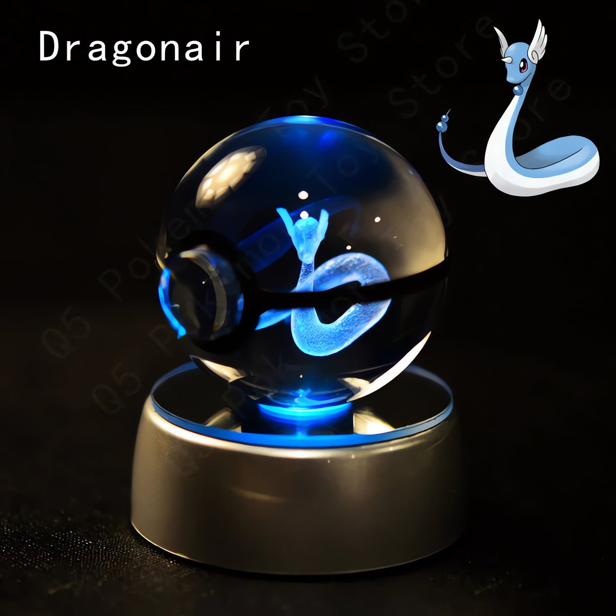 Pokémon 3D crystal ball – Dragonair