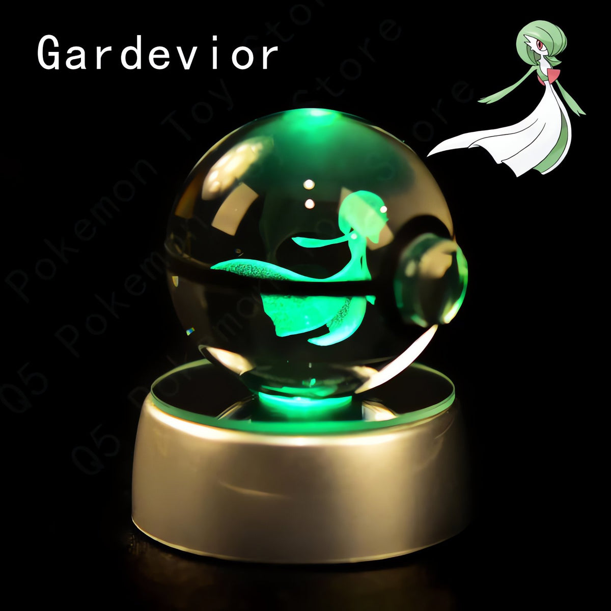 Pokémon 3D crystal ball – Gardevoir