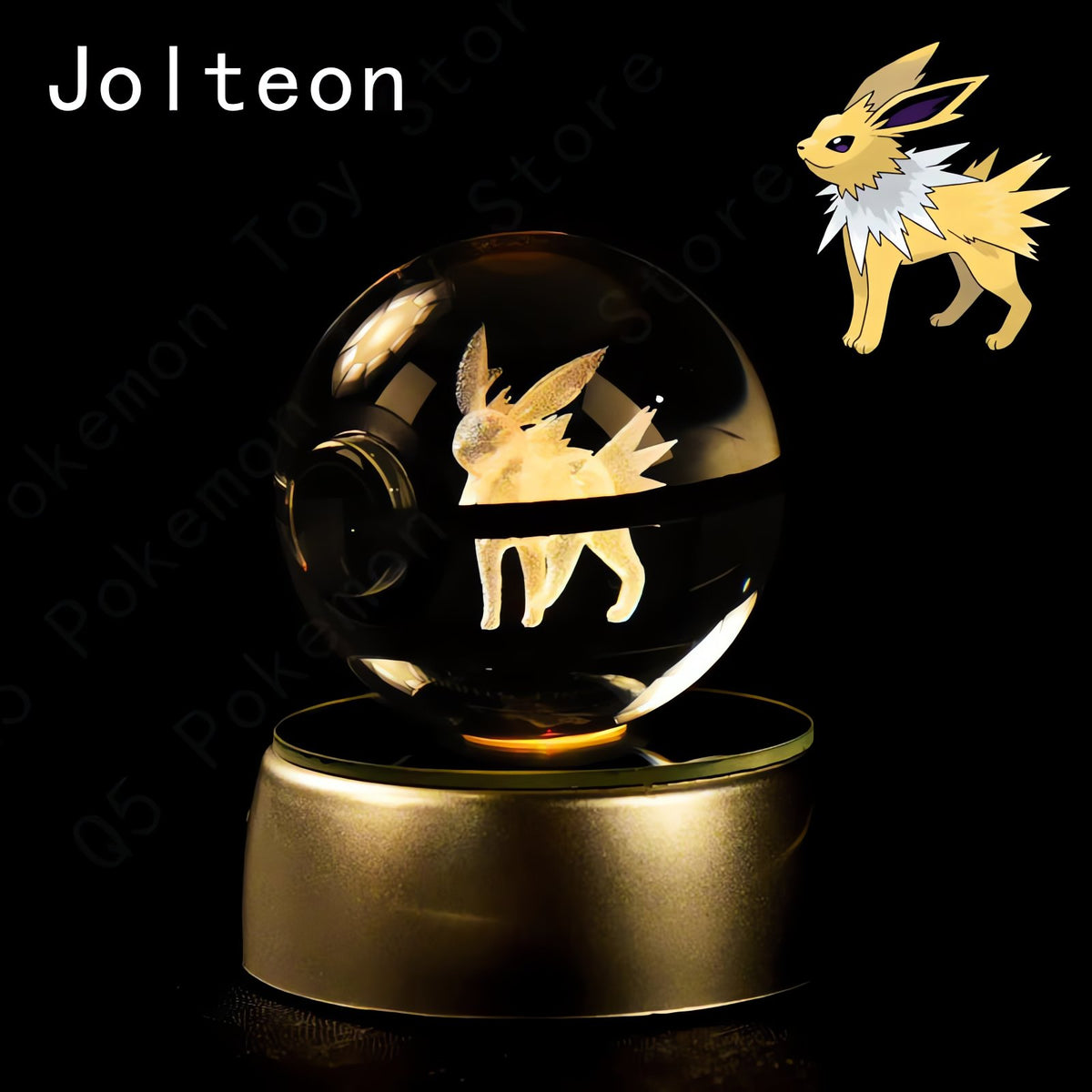 Pokémon 3D crystal ball – Jolteon