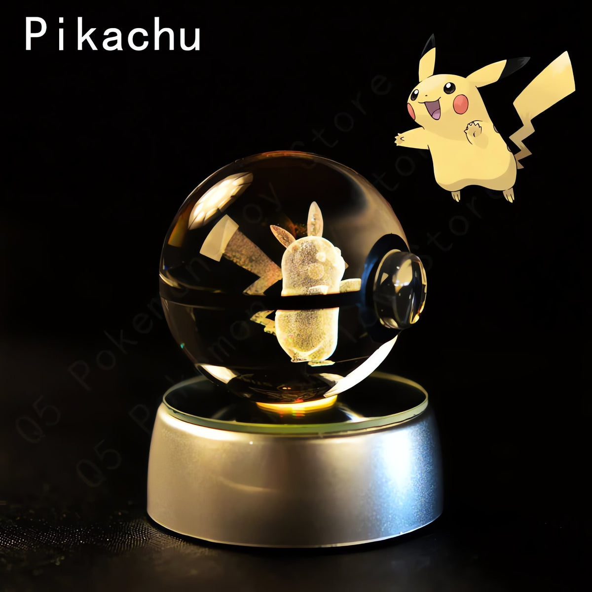 Pokémon 3D crystal ball – Pikachu