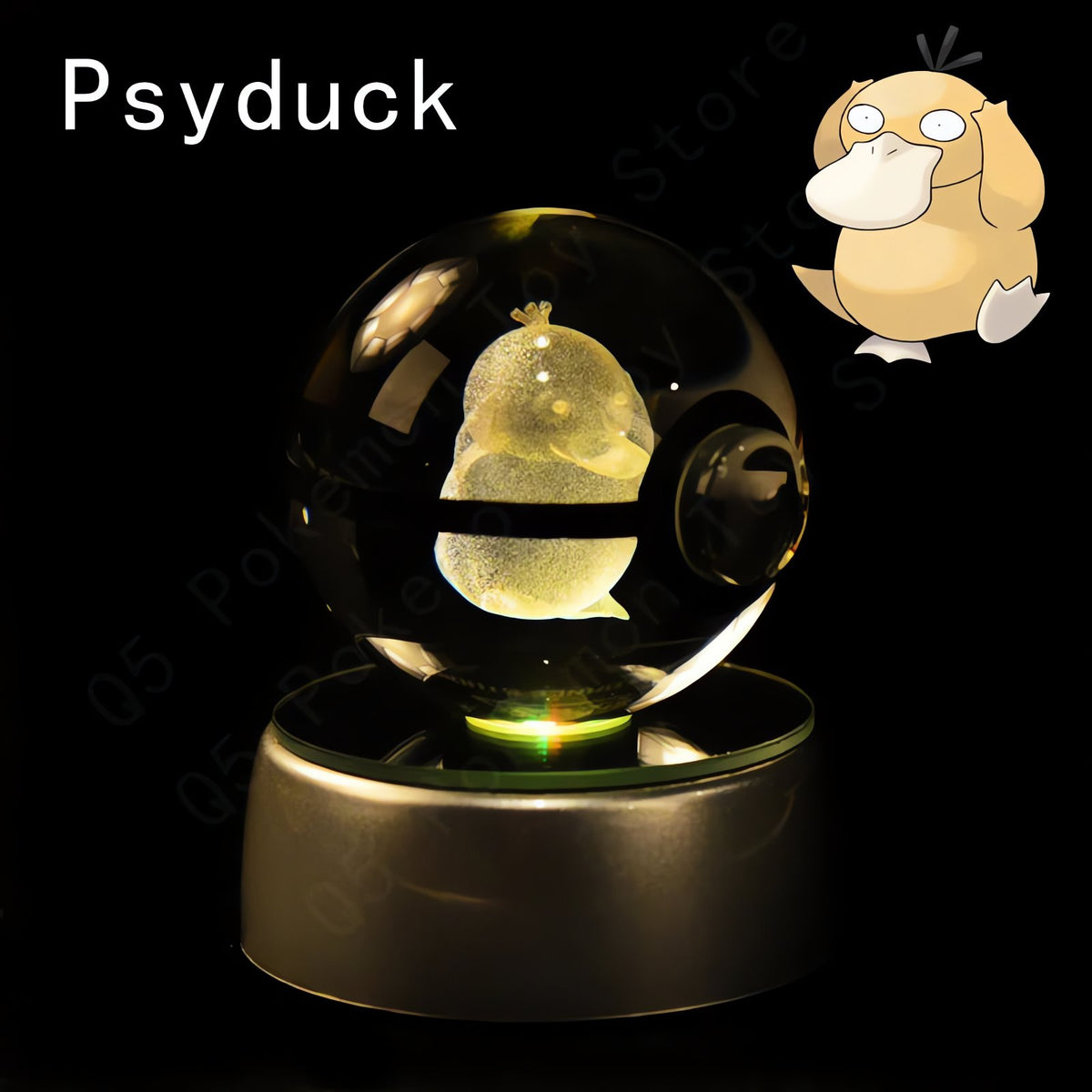 Pokémon 3D crystal ball – Psyduck