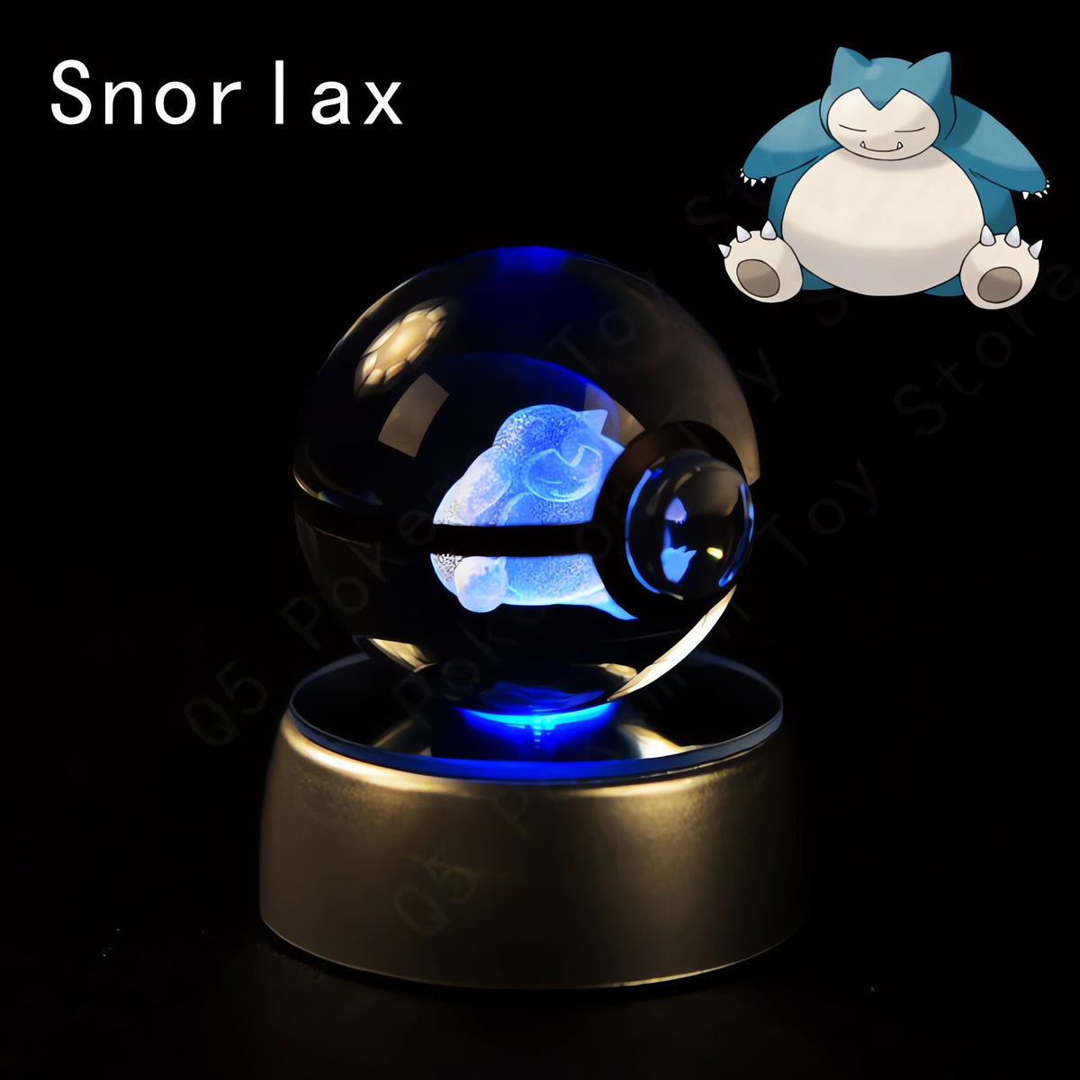 Pokémon 3D crystal ball – Snorlax