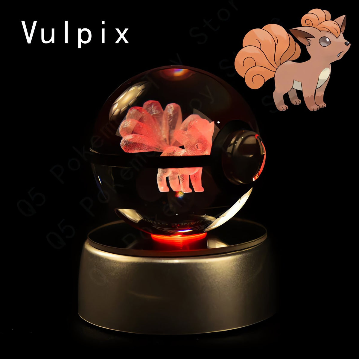 Pokémon 3D crystal ball – Vulpix