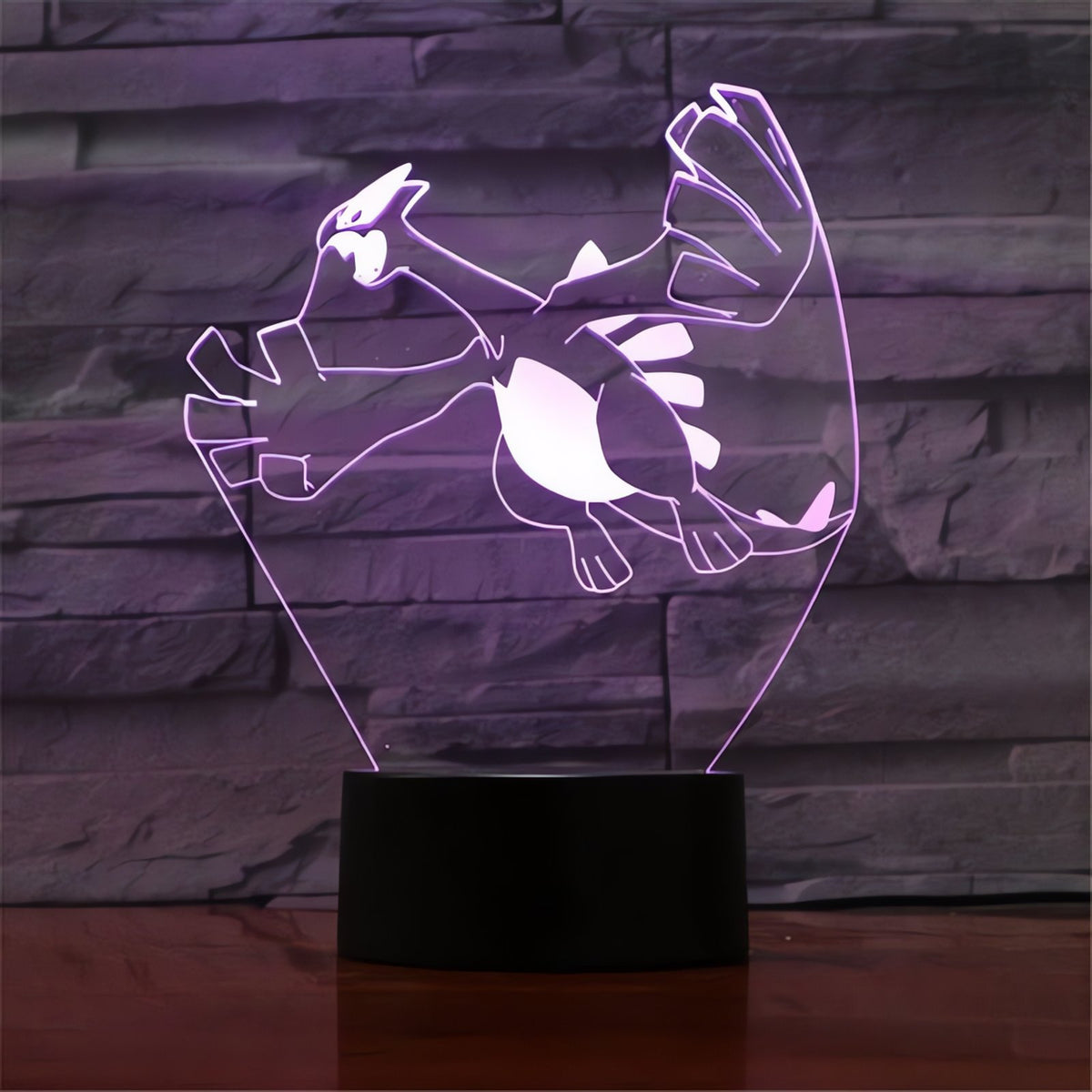 Pokémon 3D LED night light with engraved acrylic – Lugia