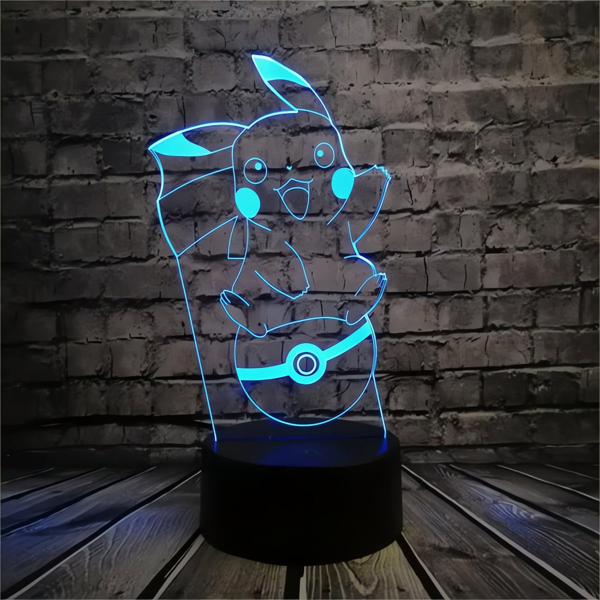 Pokémon 3D LED night light – Pikachu Poké Ball