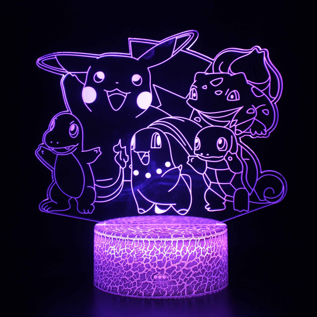 Pokémon 3D LED night light – Pokémon Starters