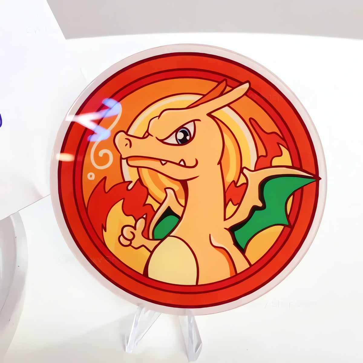 Pokémon acrylic coasters, 9cm – Charizard