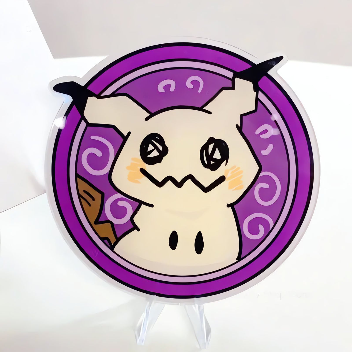 Pokémon acrylic coasters, 9cm – Mimikyu