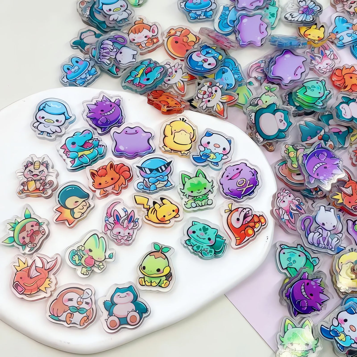 Pokémon acrylic patches – 30 pieces