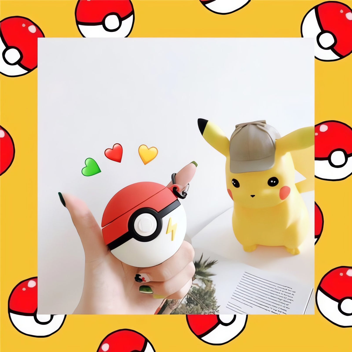 Pokémon AirPods case – Red Poké Ball 07