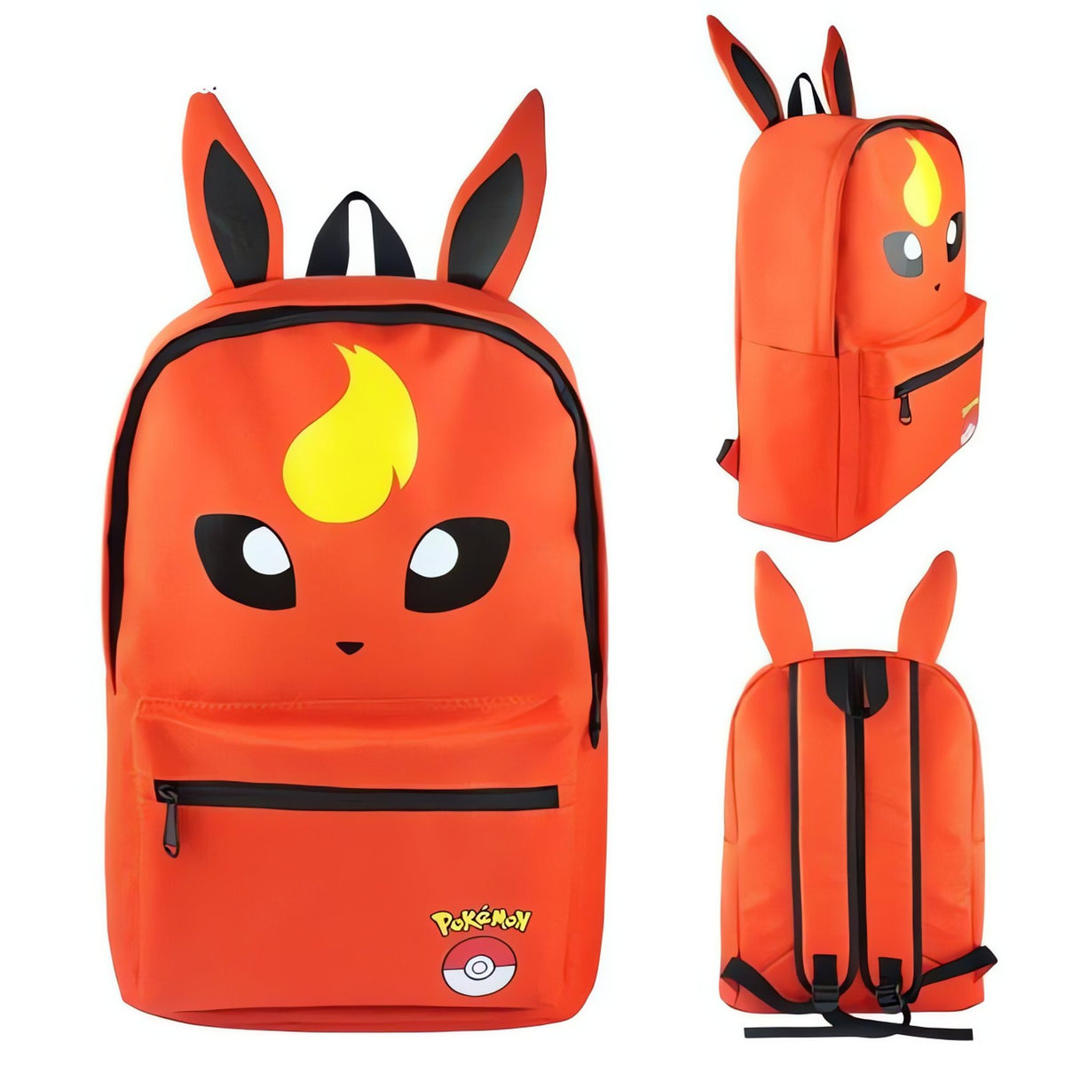 Pokémon backpack with Eevee evolution design – Flareon