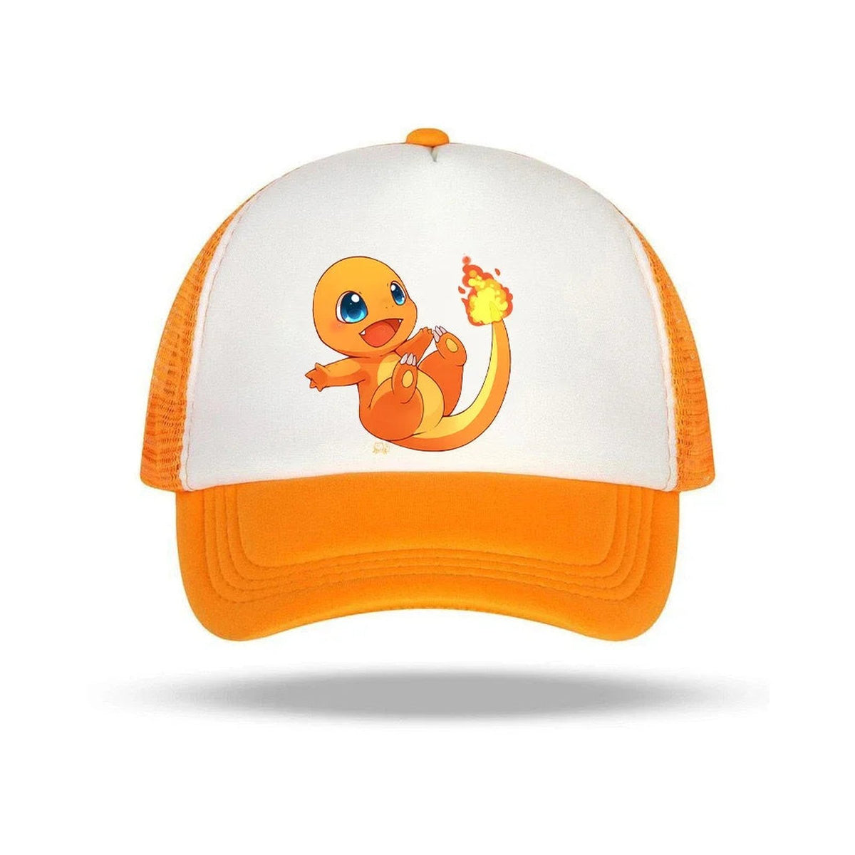 Pokémon baseball cap in various designs – Orange Charmander 2
