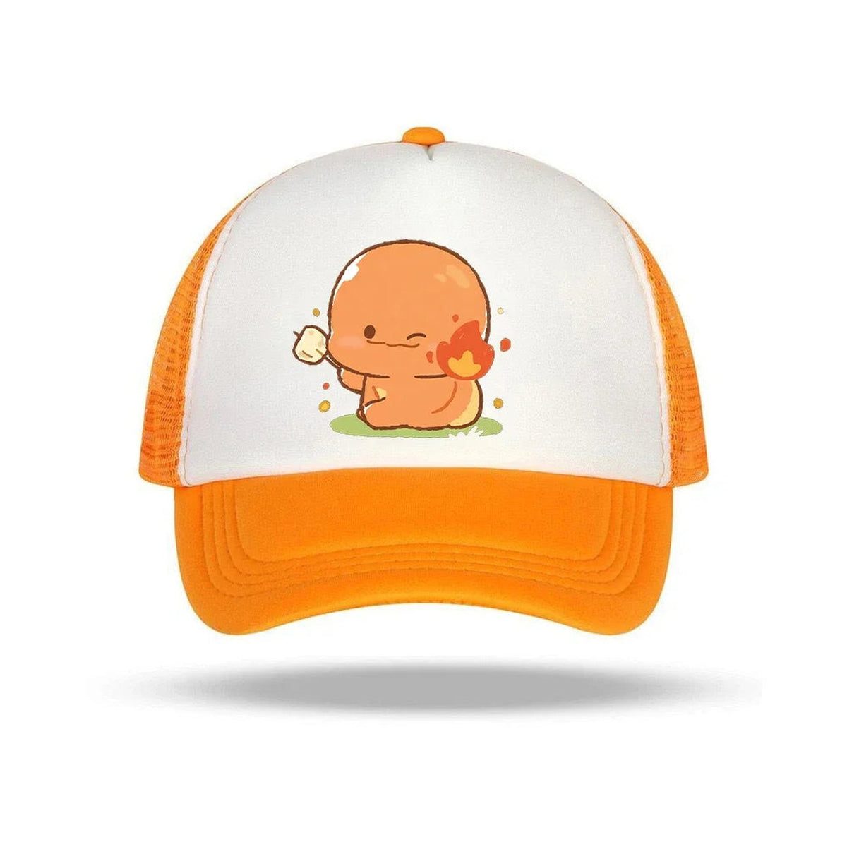 Pokémon baseball cap in various designs – Orange Charmander