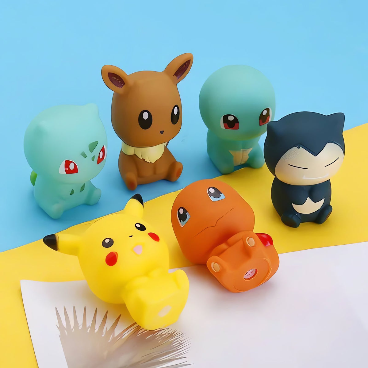 Pokémon bath toy figures, set of six