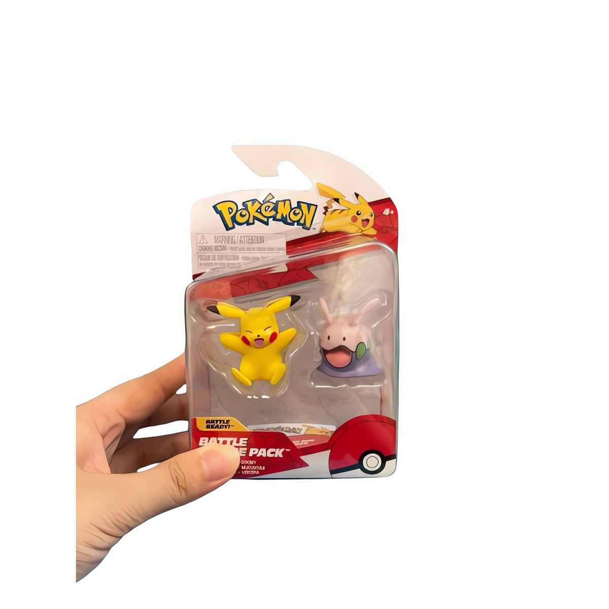 Pokémon battle figures in various designs – Pikachu Goomy