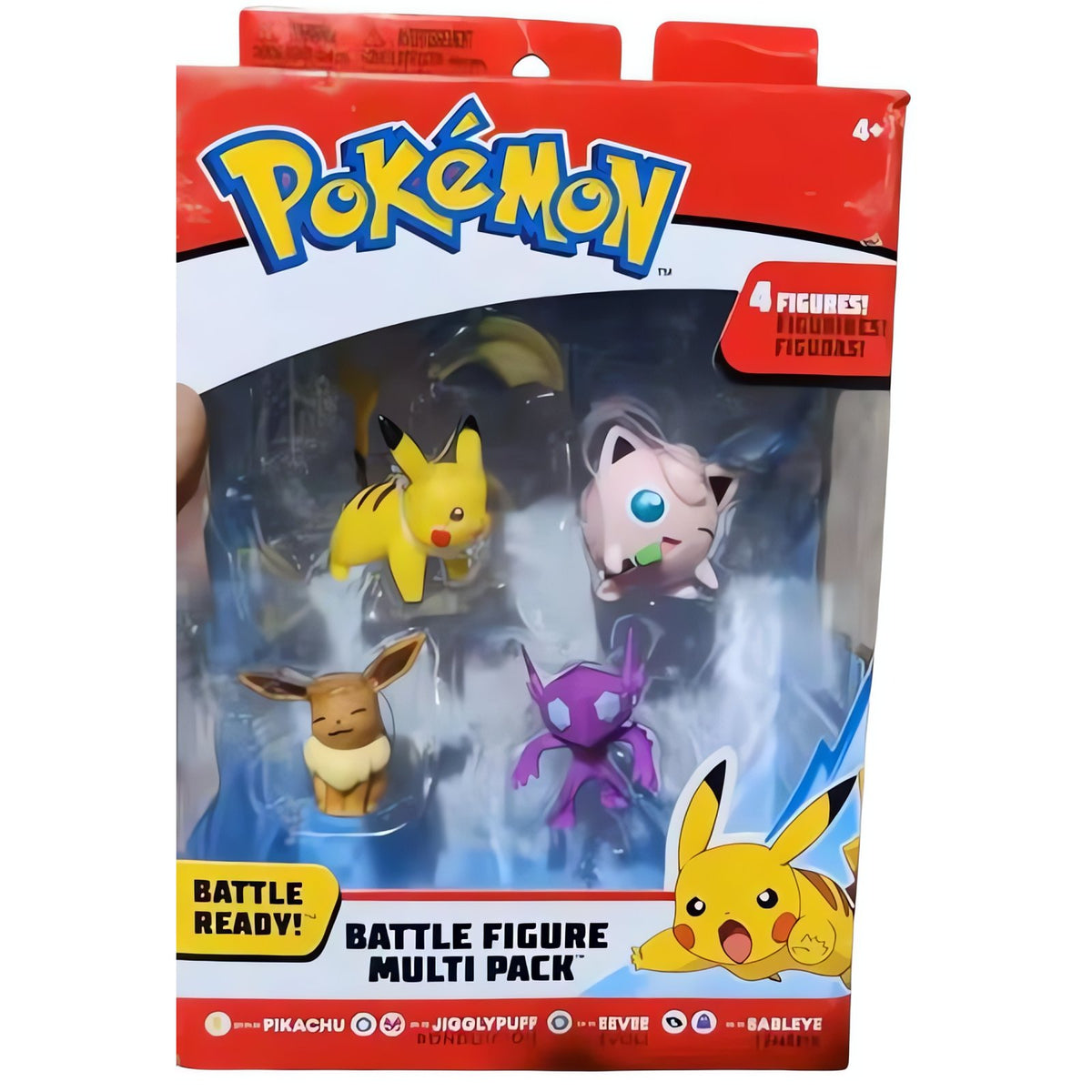 Pokémon battle figures in various designs – Pikachu Jigglypuff Eevee Sableye