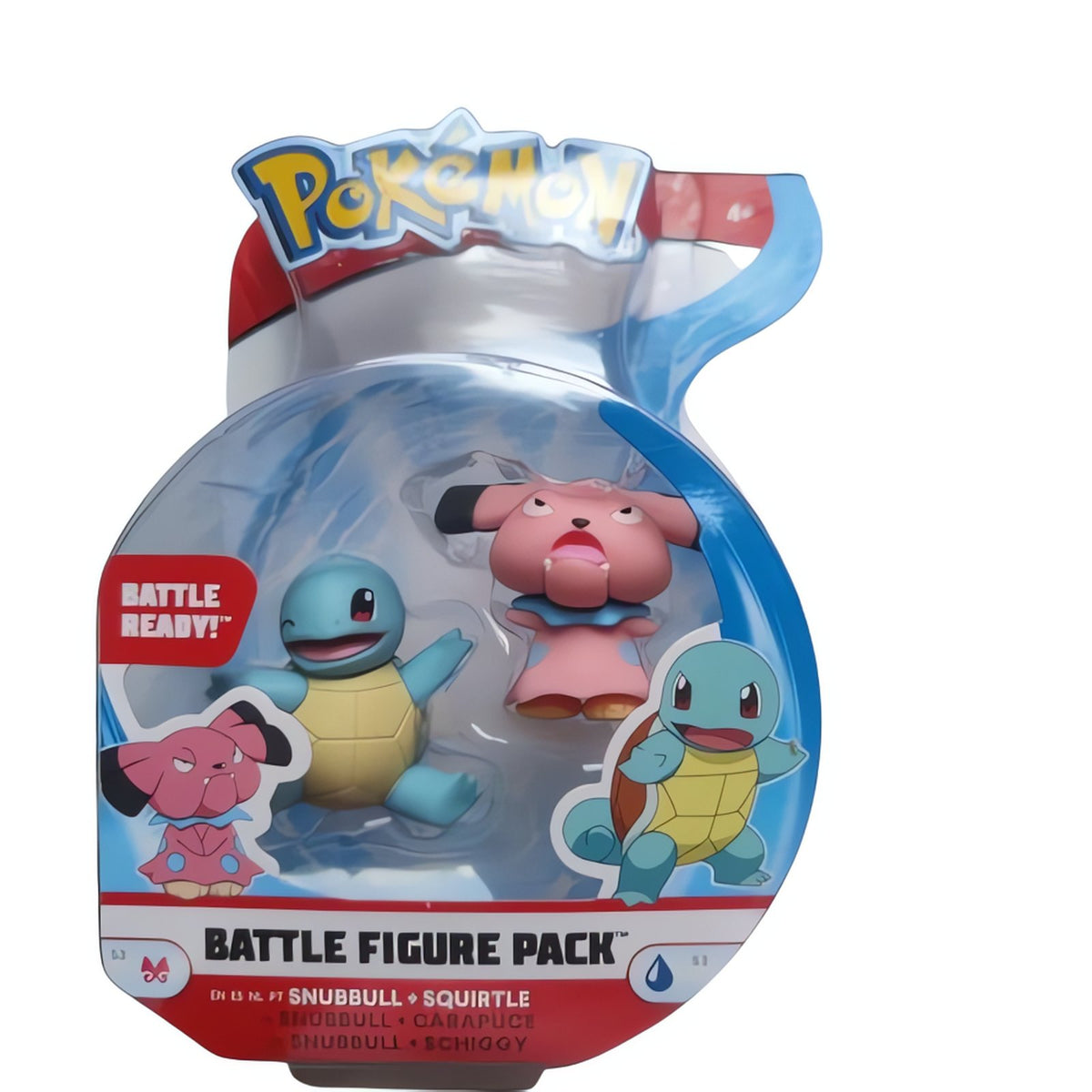 Pokémon battle figures in various designs – Squirtle Snubbull