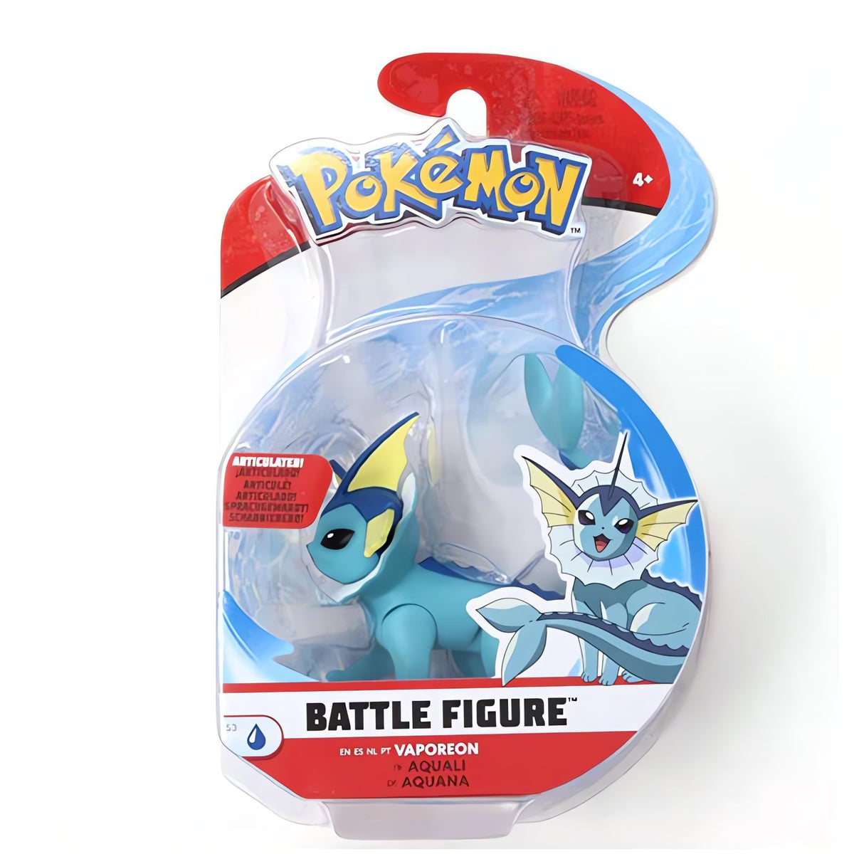 Pokémon battle figures in various designs – Vaporeon