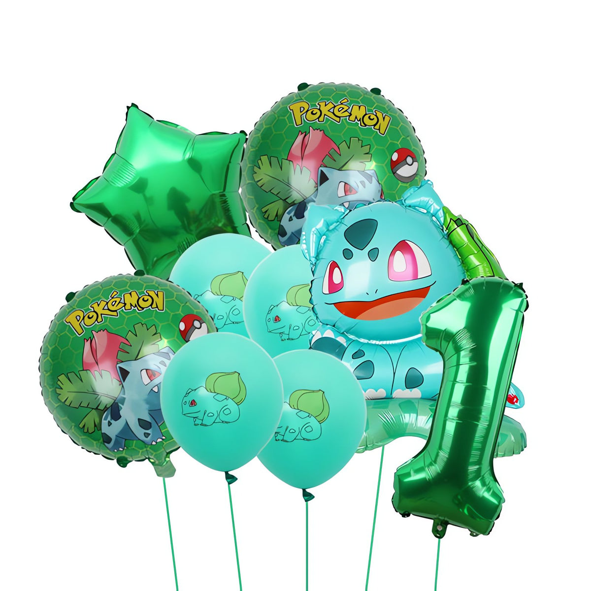 Pokémon birthday balloons – Bulbasaur 1